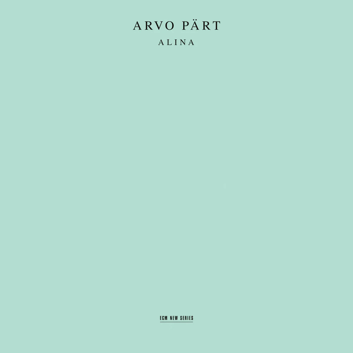 Arvo Part: Alina