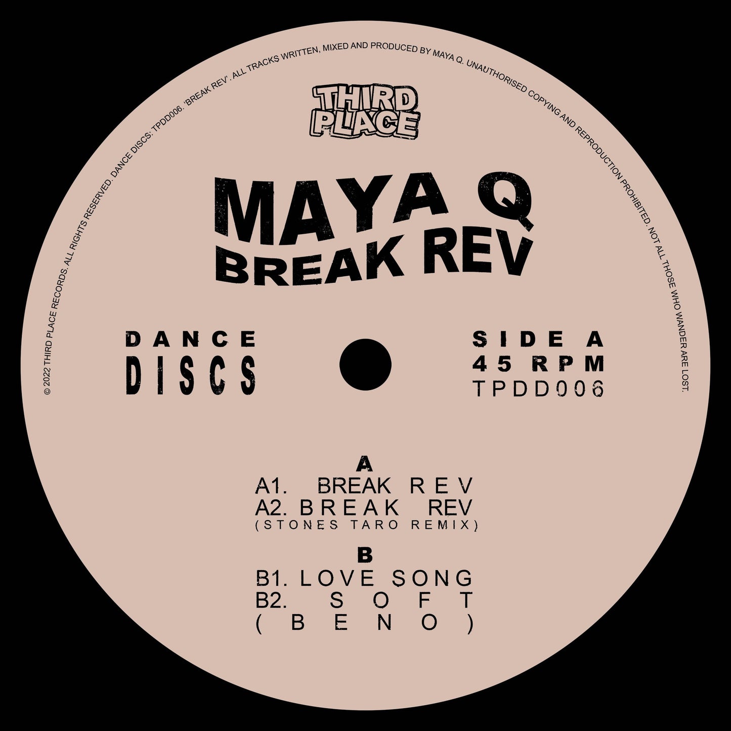 Break Rev (incl. Stones Taro remix)