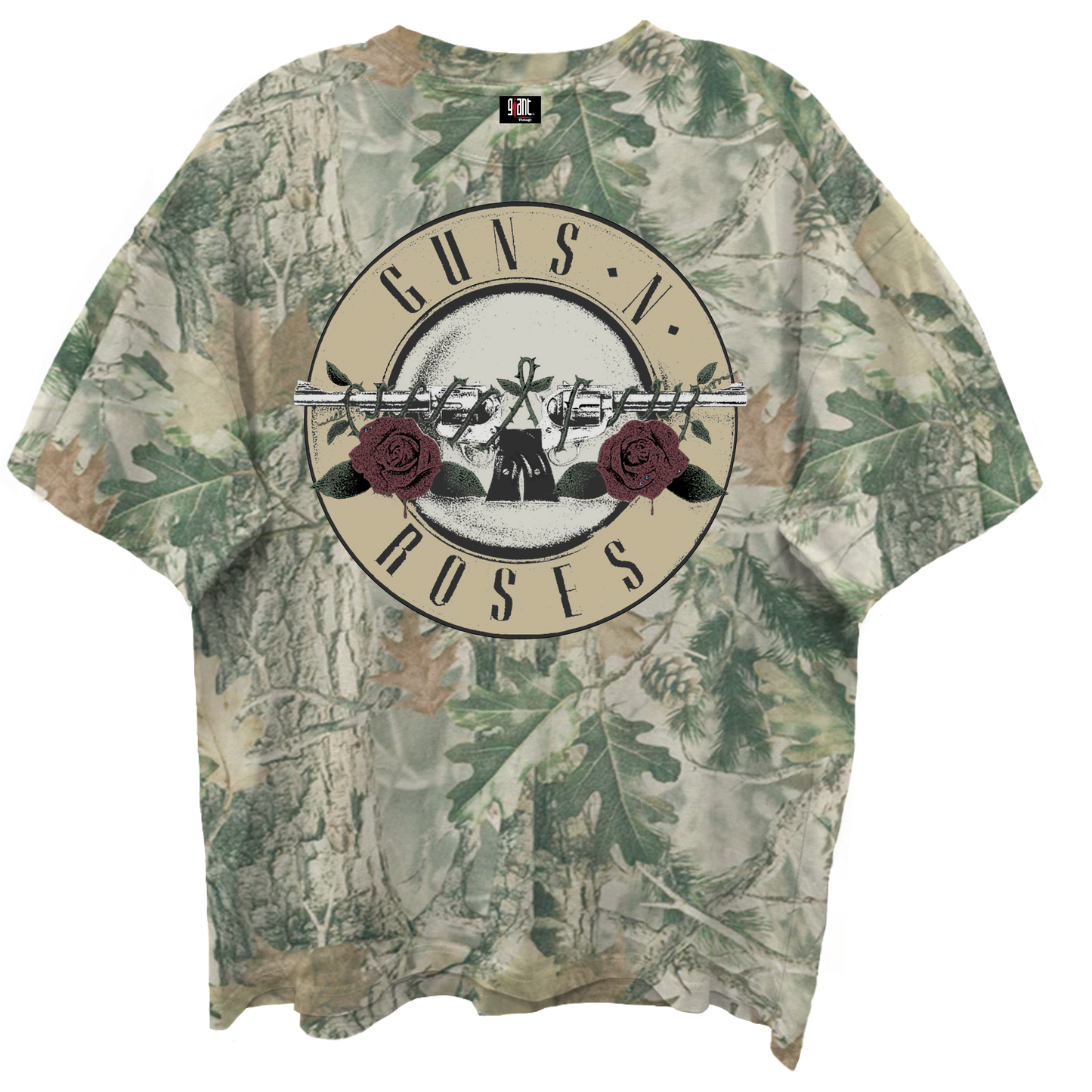 Guns N Roses - Bullet T Shirt Giant Camo Product Image