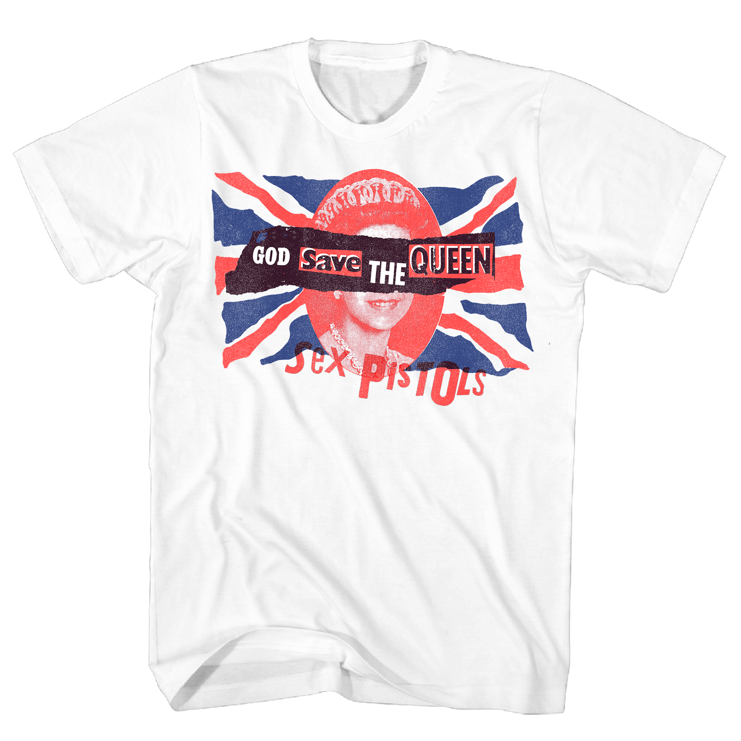 Sex Pistols - God Save The Queen F/b Tshirt 1xl Wht Product Image