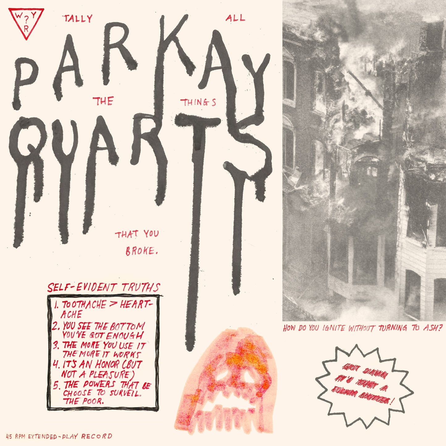 Parquet Courts - Tally All the Things You Broke - EP Album Cover