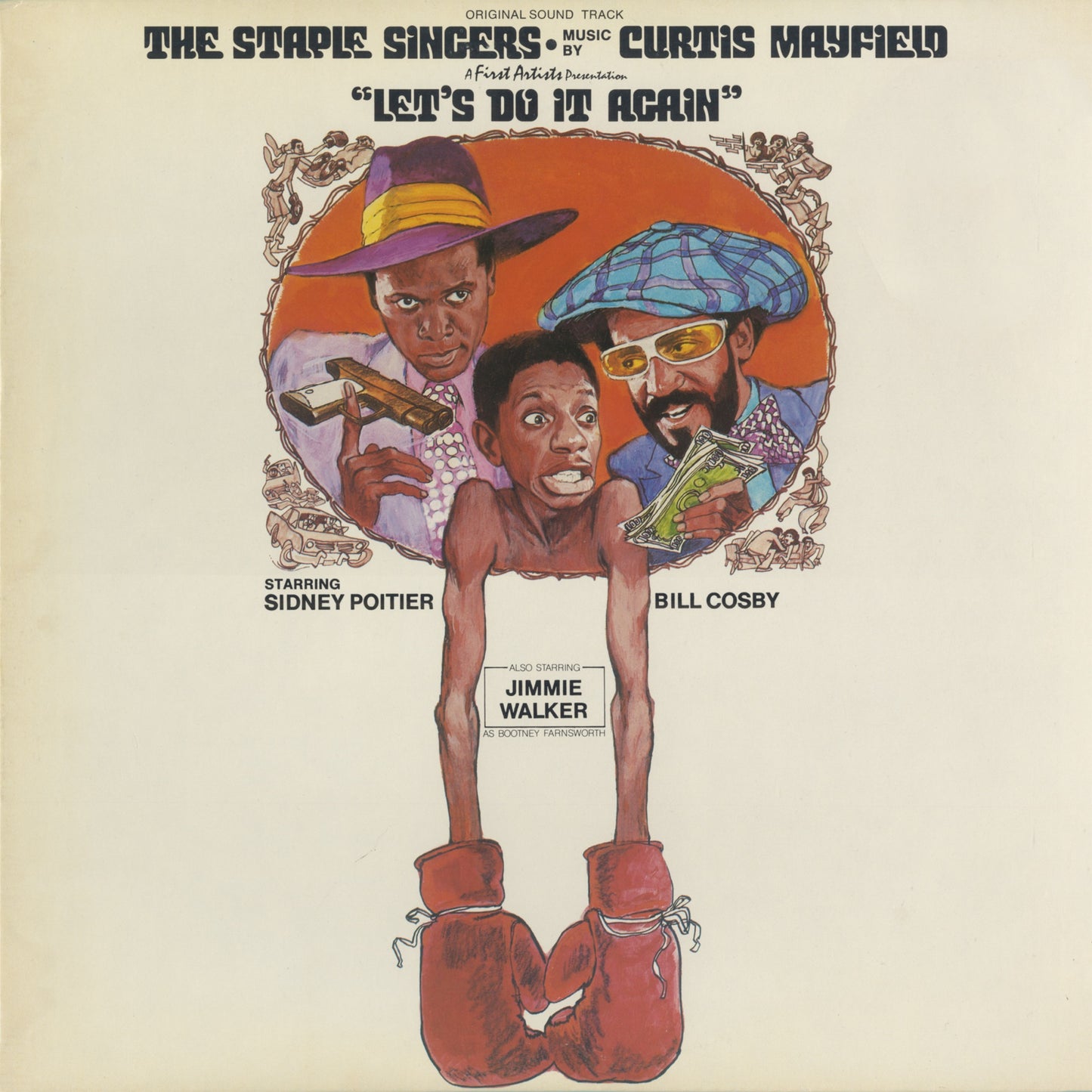 The Staple Singers - Let's Do It Again (Original Soundtrack) Album Cover