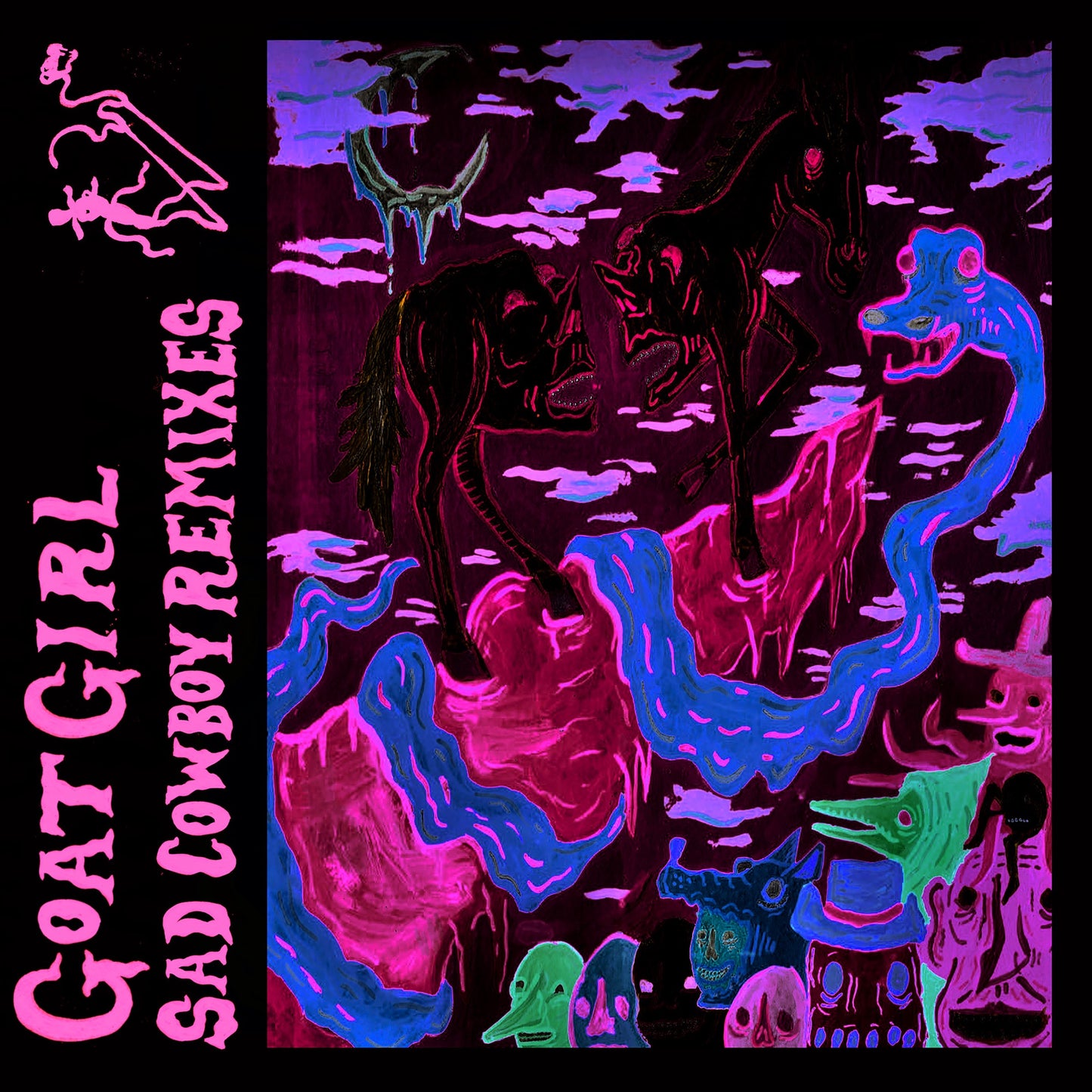 Goat Girl - Sad Cowboy (Remixes) - EP Album Cover