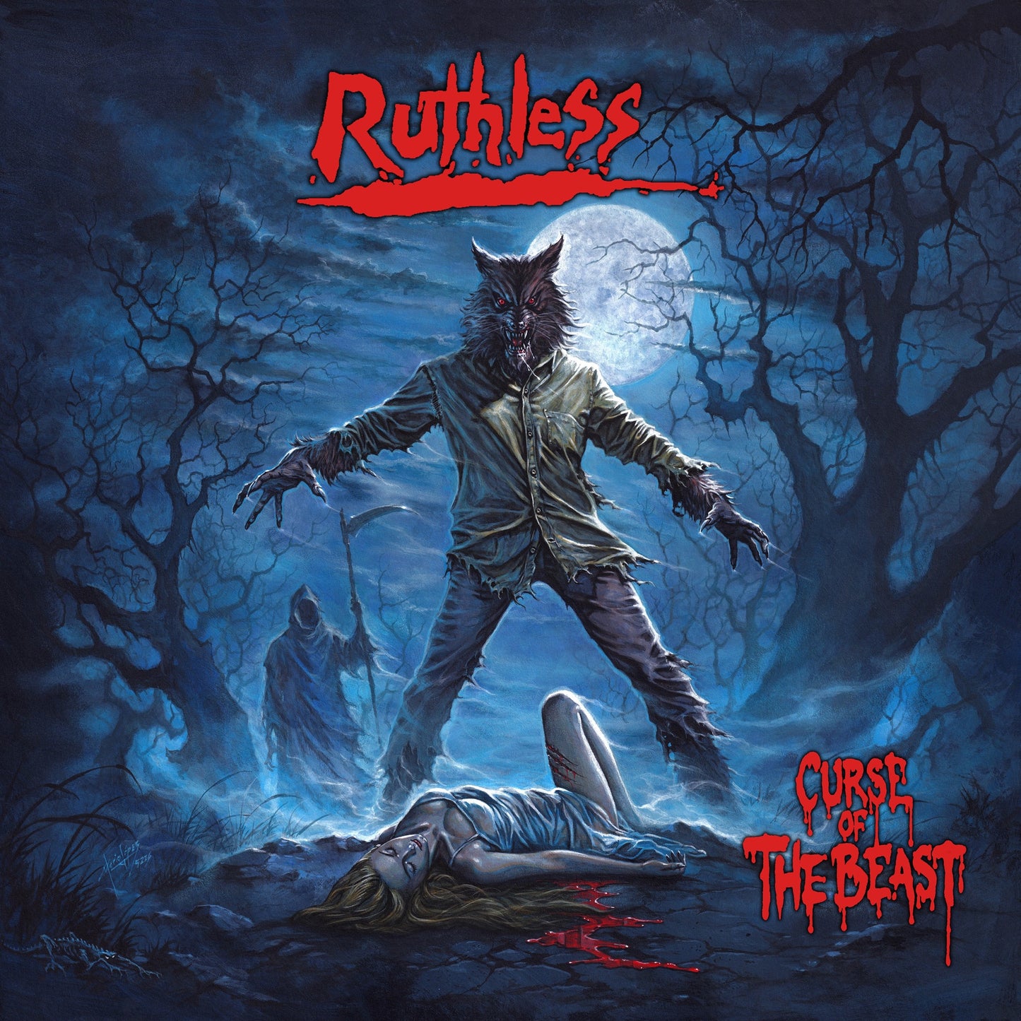 Ruthless - Curse of the Beast Album Cover