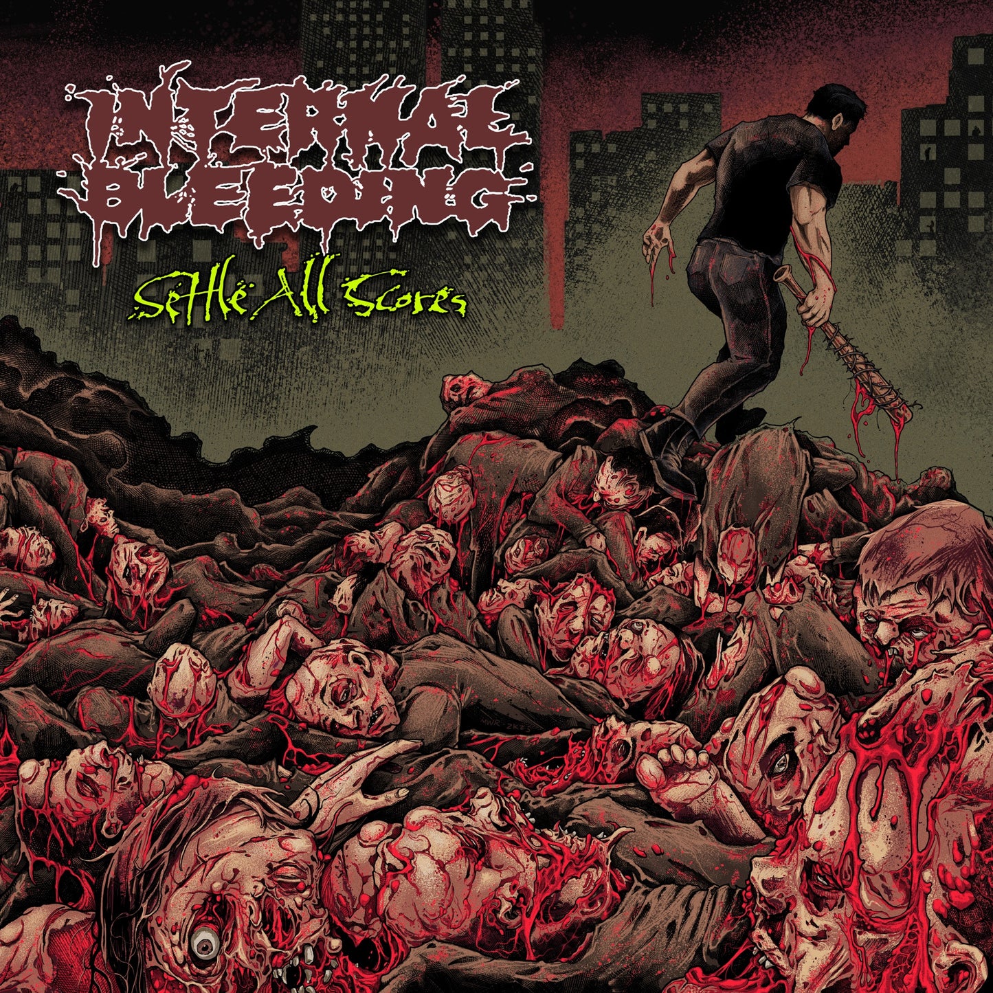 Internal Bleeding - Settle All Scores Album Cover