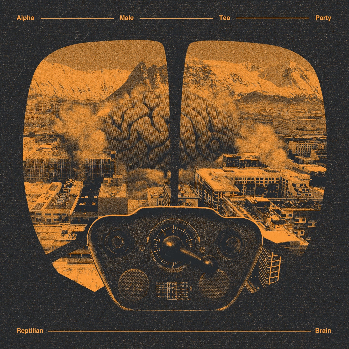 Alpha Male Tea Party - Reptilian Brain Album Cover