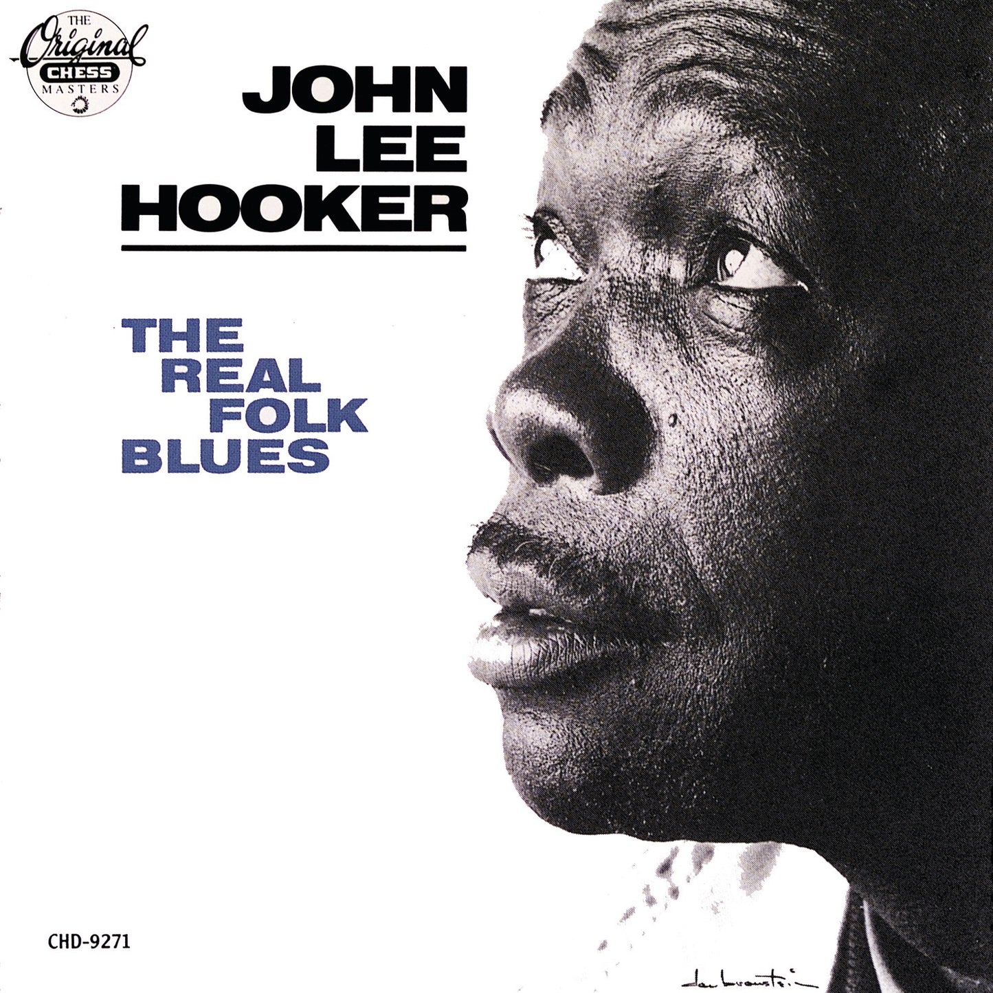 John Lee Hooker - The Real Folk Blues Album Cover