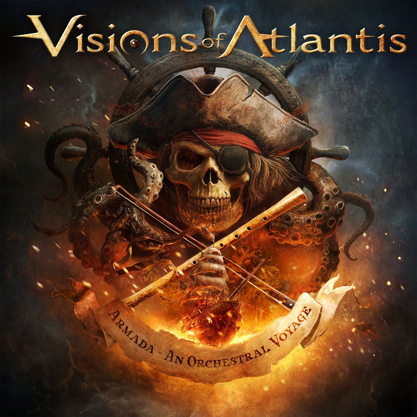 Visions of Atlantis - Armada - An Orchestral Voyage Album Cover