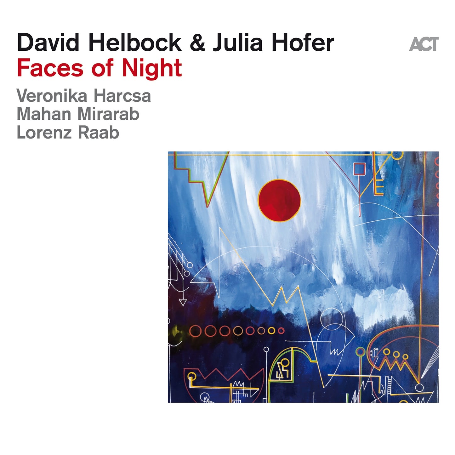 David Helbock & Julia Hofer - Faces of Night Album Cover