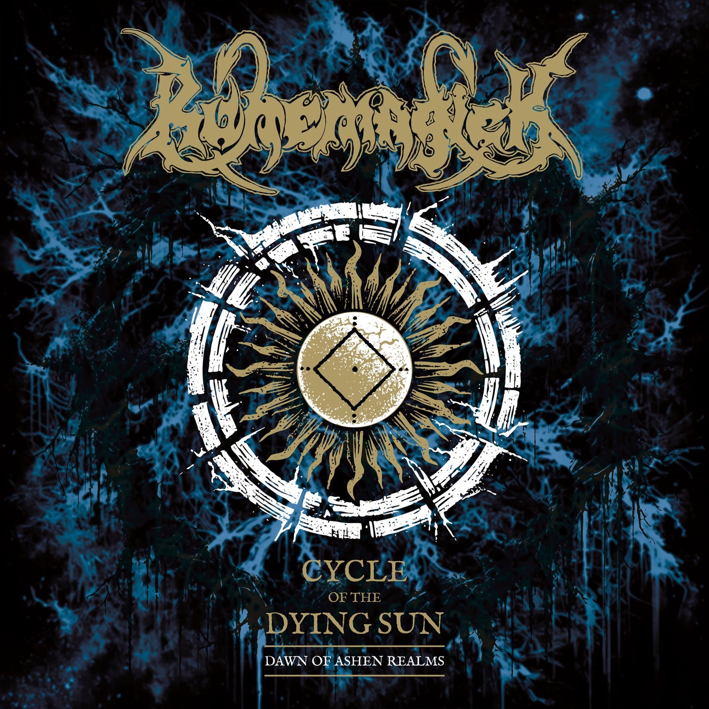 Runemagick - Cycle of the Dying Sun (Dawn of Ashen Realms) Album Cover