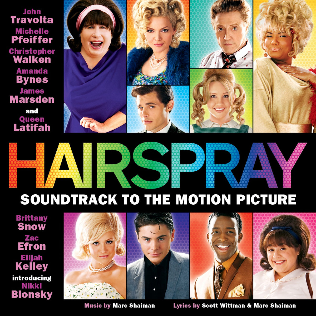 Marc Shaiman, Scott Wittman & Motion Picture Cast of Hairspray - Hairspray (Soundtrack to the Motion Picture) Album Cover
