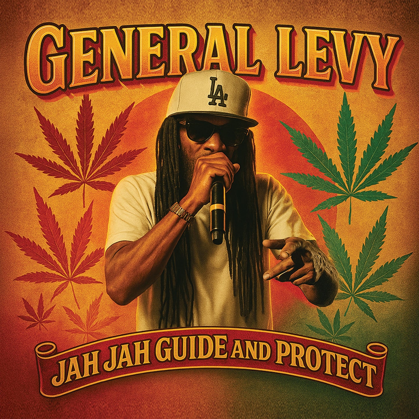General Levy - Jah Jah Guide And Protect (Re-Recorded) Album Cover