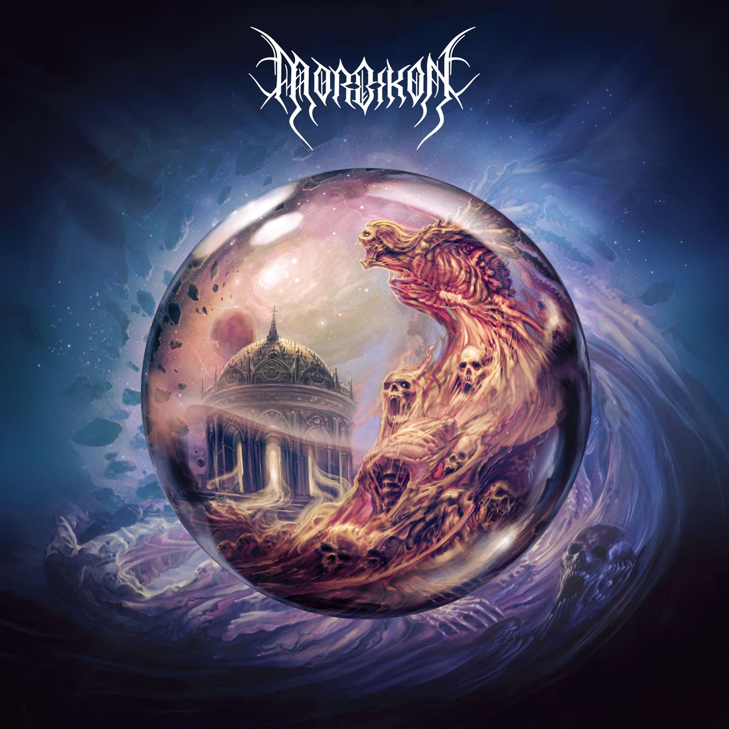 Morbikon - Lost Within the Astral Crypts Album Cover