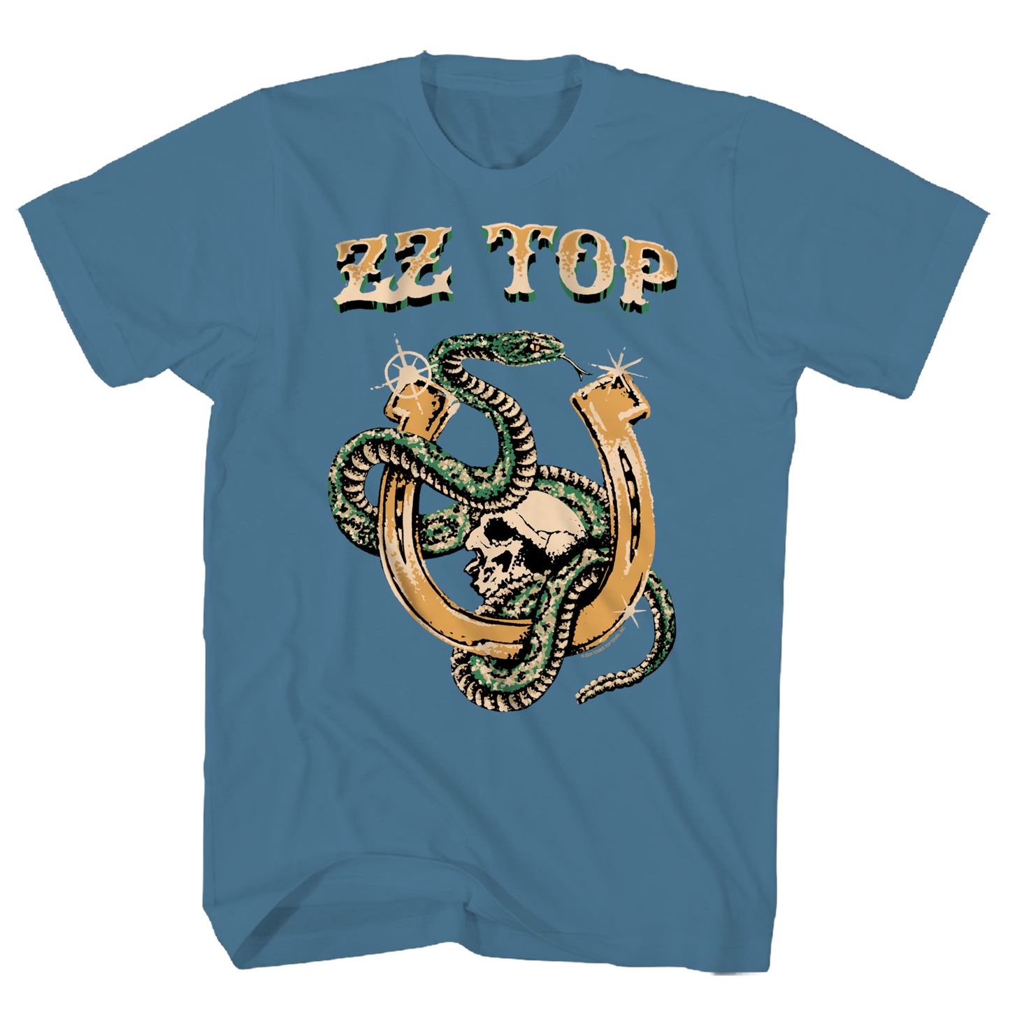 Zz Top - Snake Skull Tshirt Shrt Slv Product Image