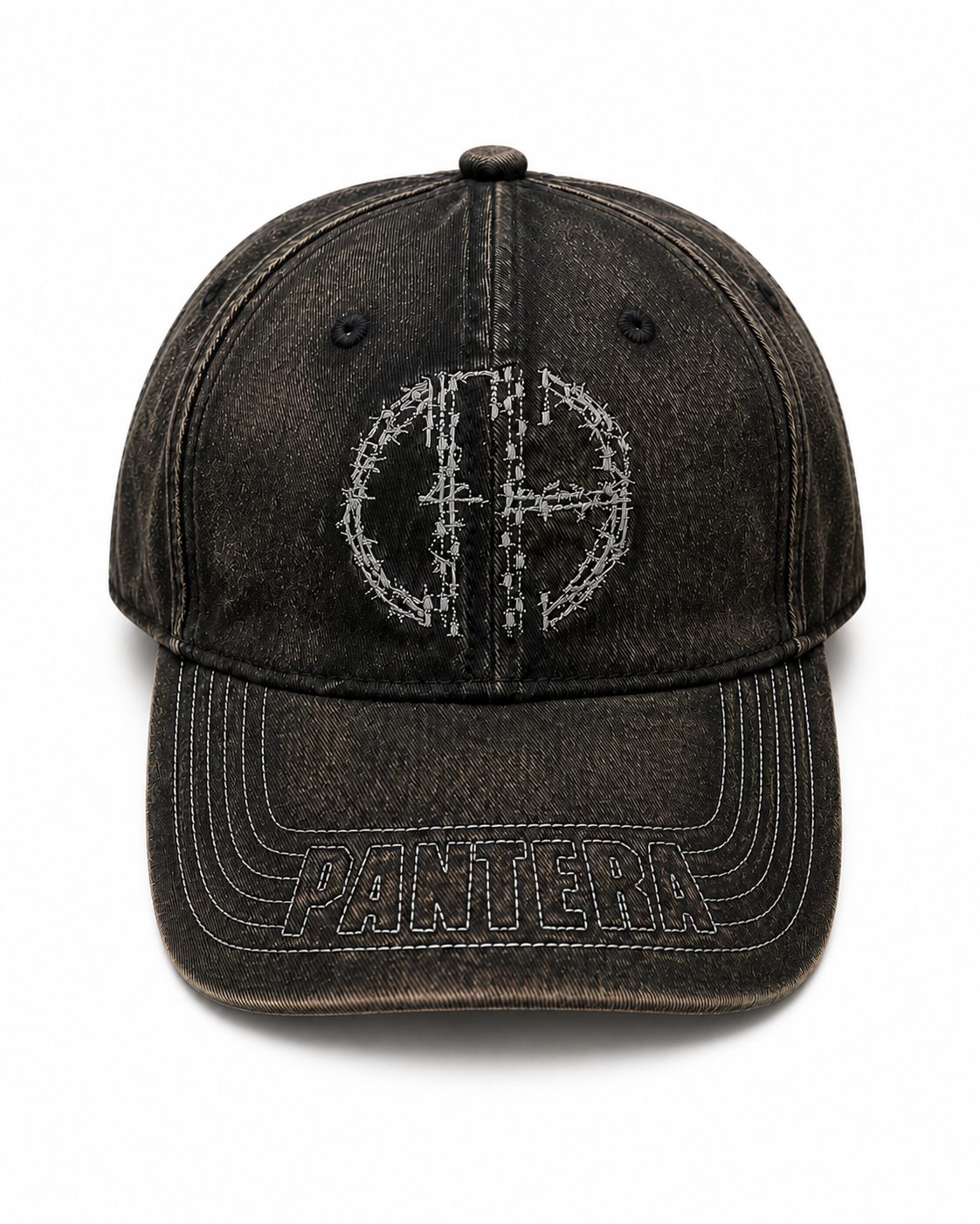 Pantera Acid - Washed Embroidered Dad Hat Black Product Image
