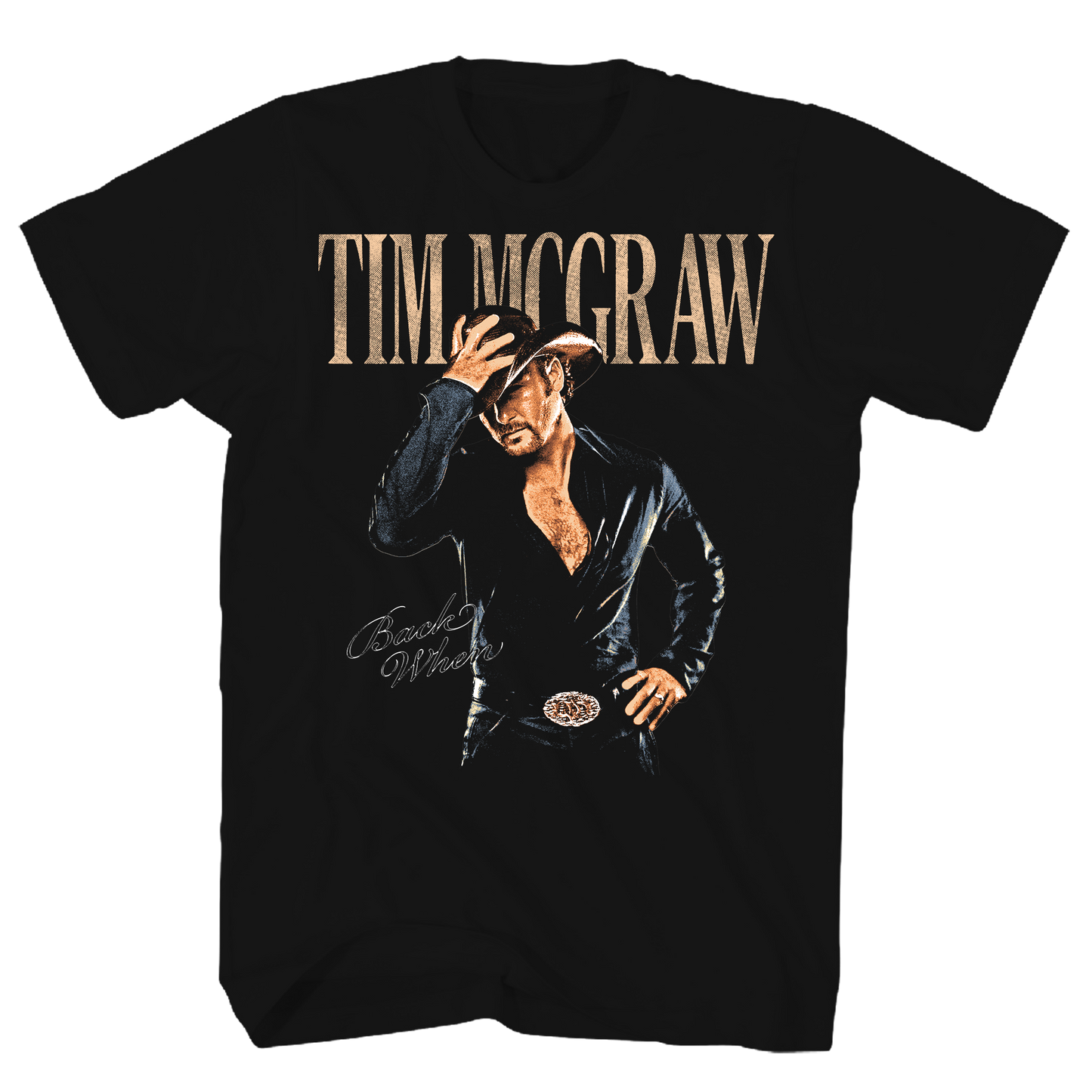 Tim Mcgraw - Back When Tshirt Black Product Image