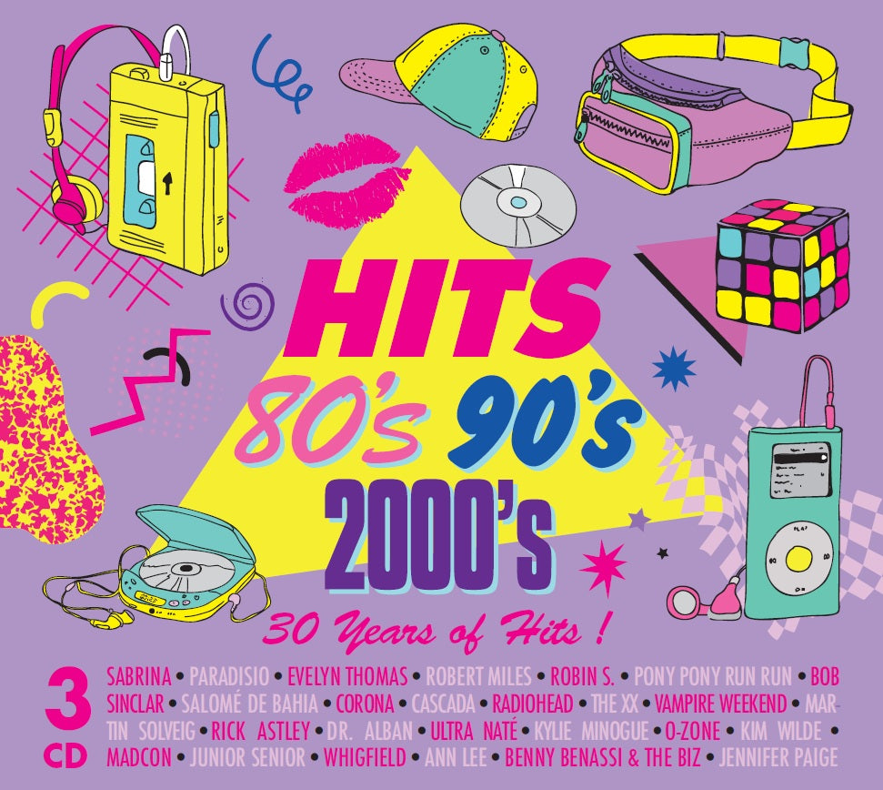 Various Artists - Hits 80s, 90s, 2000s - 30 Years of Hits album cover