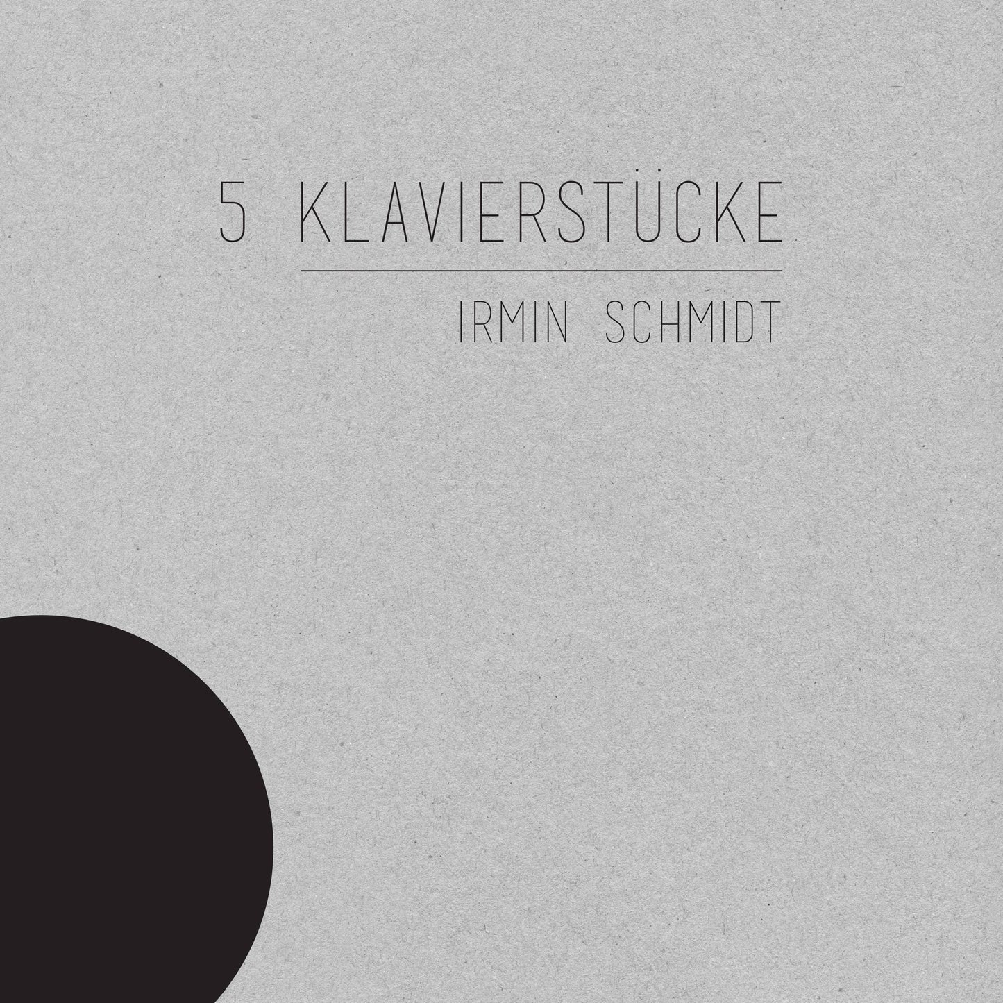 5 Klavierstcke