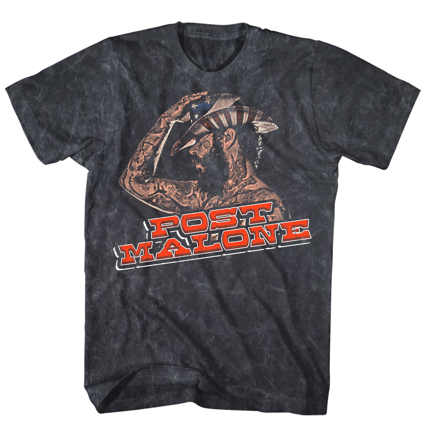 Post Malone - Side Profile T Shirt 1x Black Product Image
