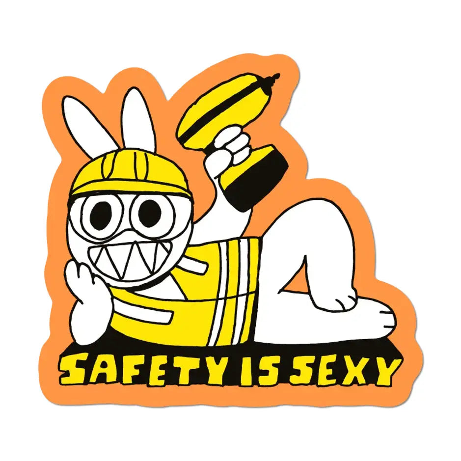 Safety Is Sexy - Die-Cut Sticker