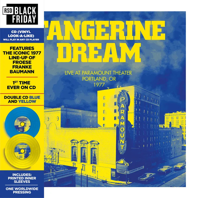 Tangerine Dream - Live at Paramount Theatre - Portland, OR '77 - Record Store Day Black Friday 2026 Product Image
