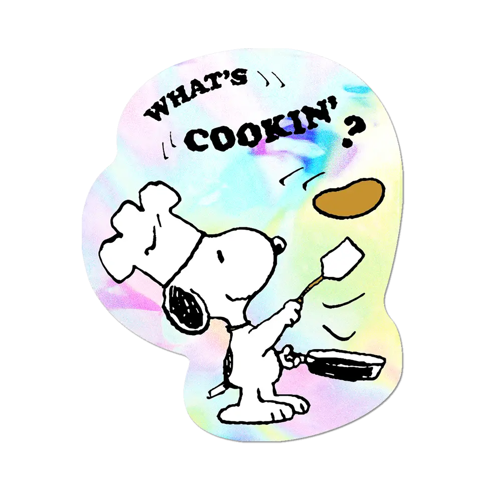 What's Cookin' By Peanuts - Die-Cut Sticker (Holidays)