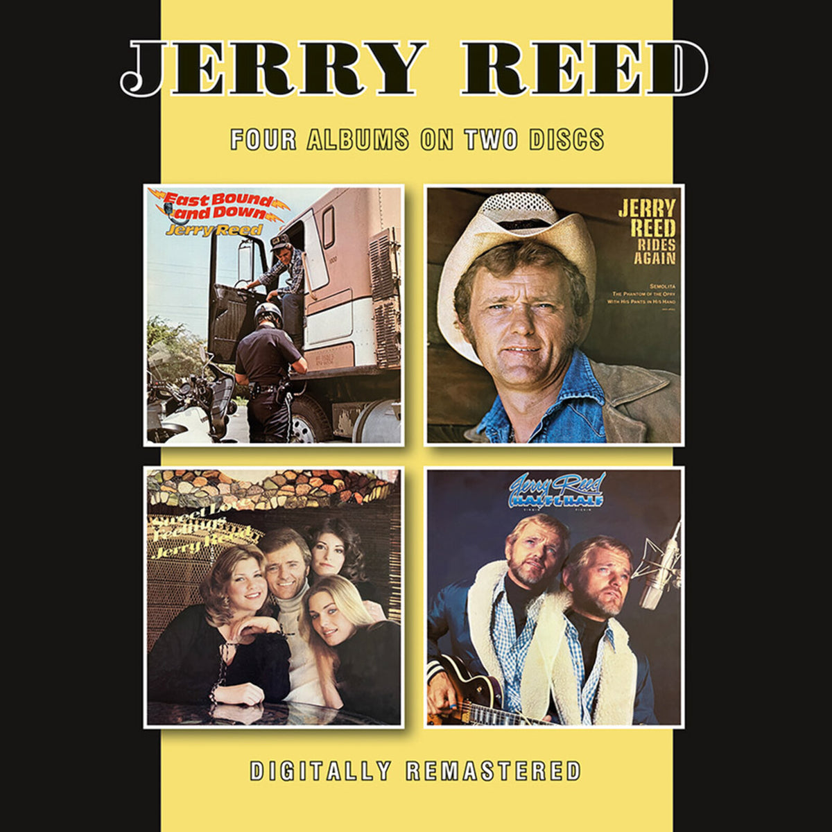 Jerry Reed - East Bound And Down / Jerry Reed Rides Again / Sweet Love Feelings / Half Singin' & Half Pickin' Product Image