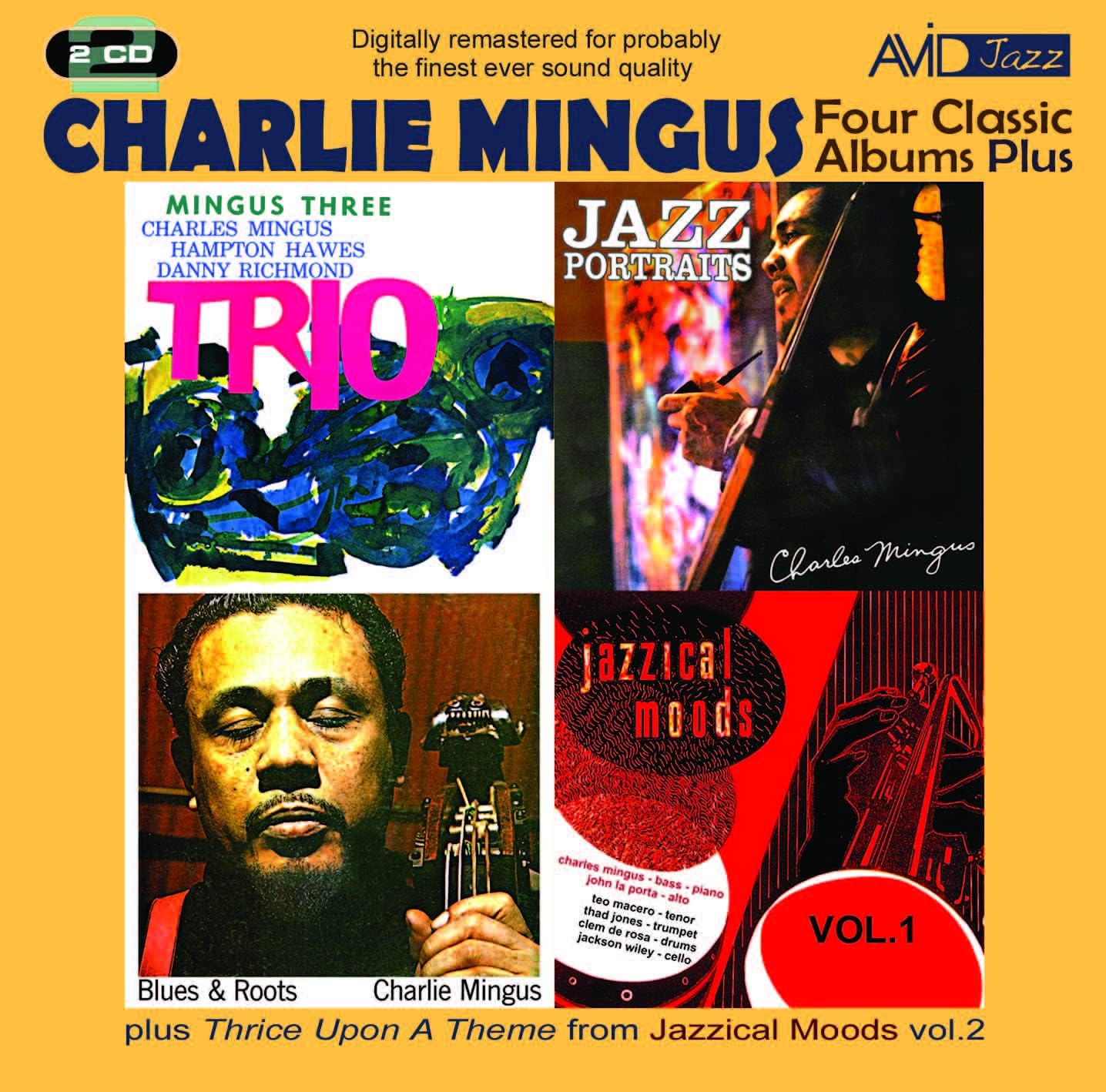 Four Classic Albums Plus (Blues And Roots / Mingus Three: Trio / Jazz Portraits / Jazzical Moods Vol 1)