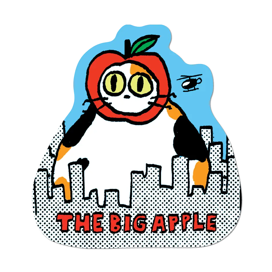Big Apple Kitty by Apply - Die-Cut Sticker