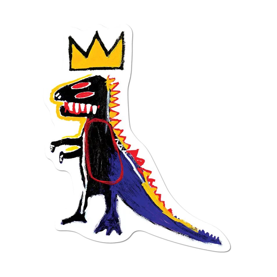 Pez Dispenser by Basquiat (Back to School) - Die-Cut Sticker
