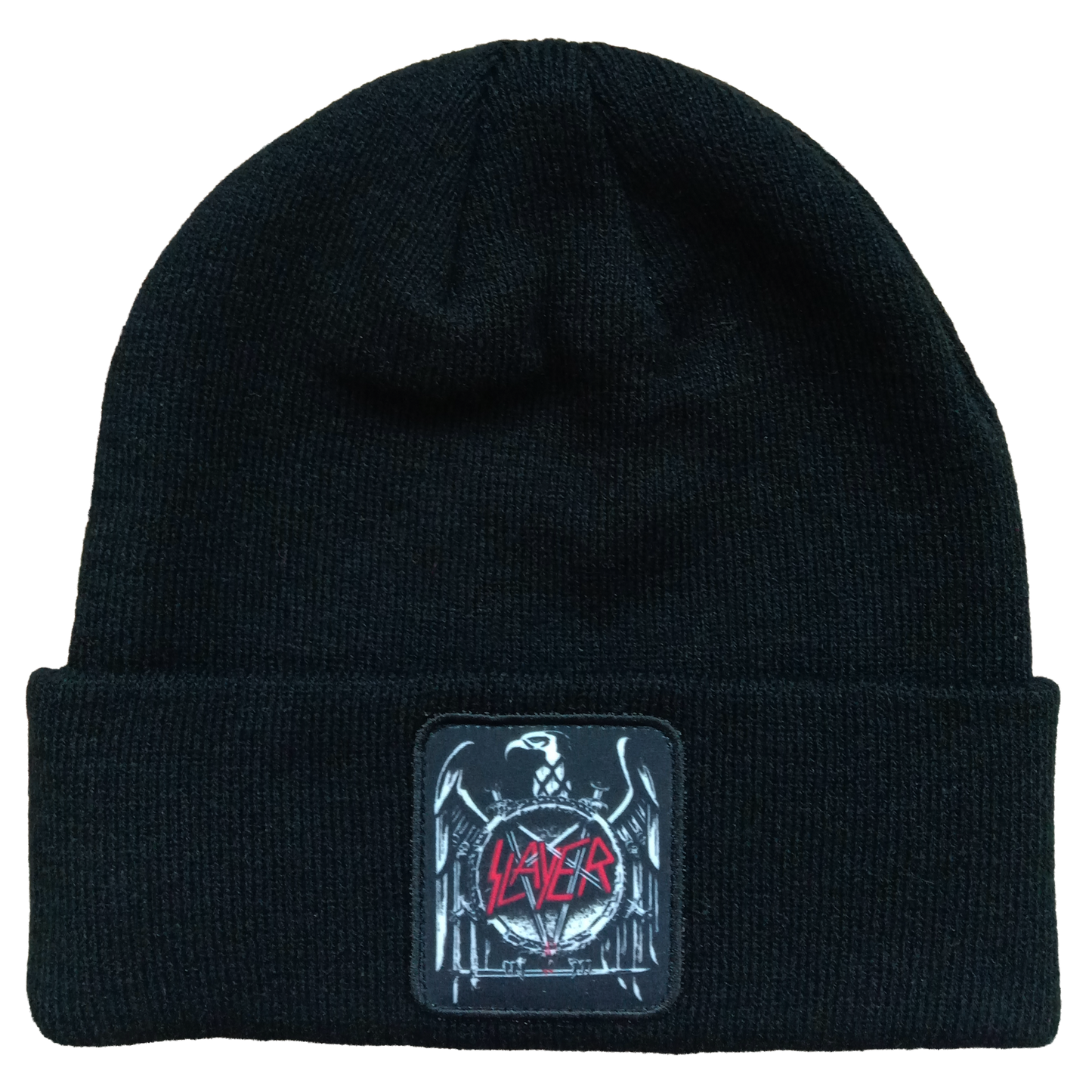 Slayer - Slayer Eagle Patch Knit Beanie Osfa Black Product Image