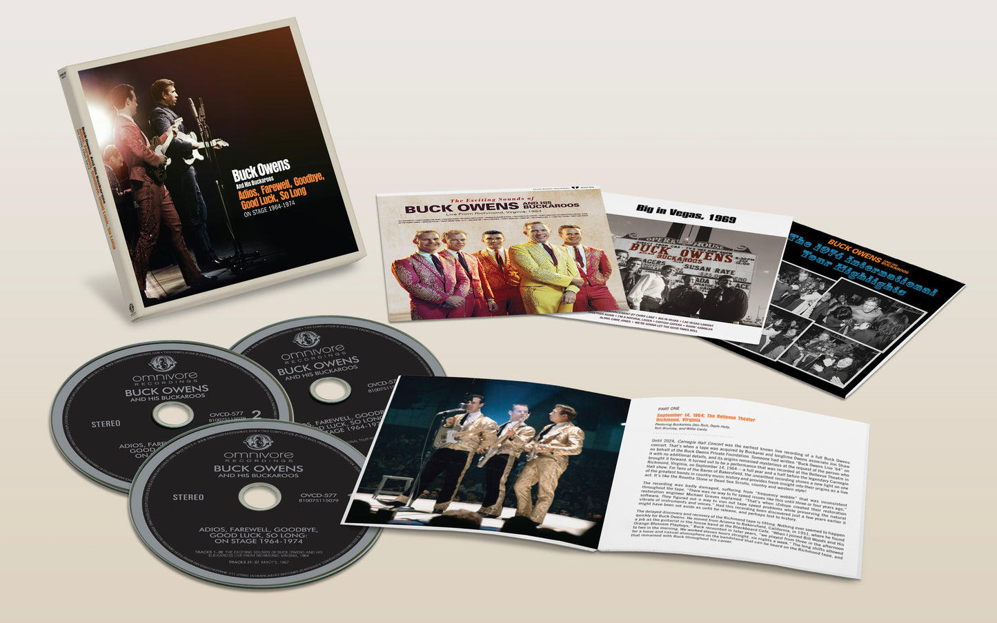 Adios, Farewell, Goodbye, Good Luck, So Long: On Stage 1964-1974