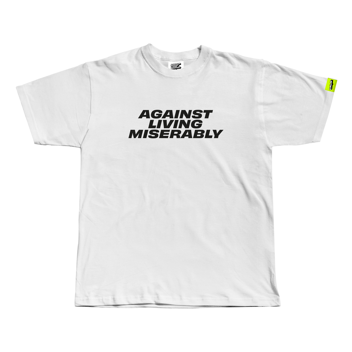 CALM White T Shirt