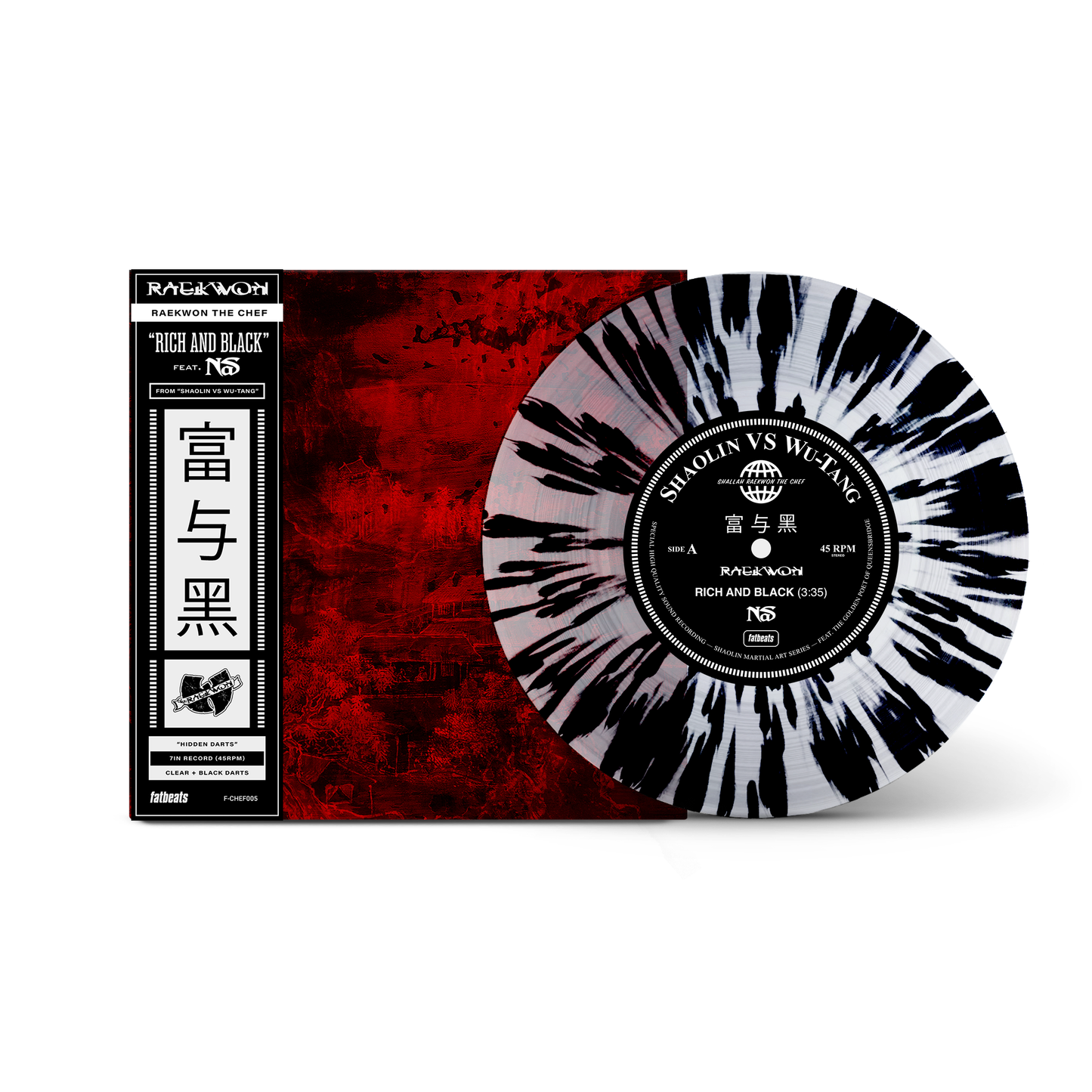 Rich & Black featuring Nas b/w Crane Style featuring Busta Rhymes (Hidden Darts Variant)