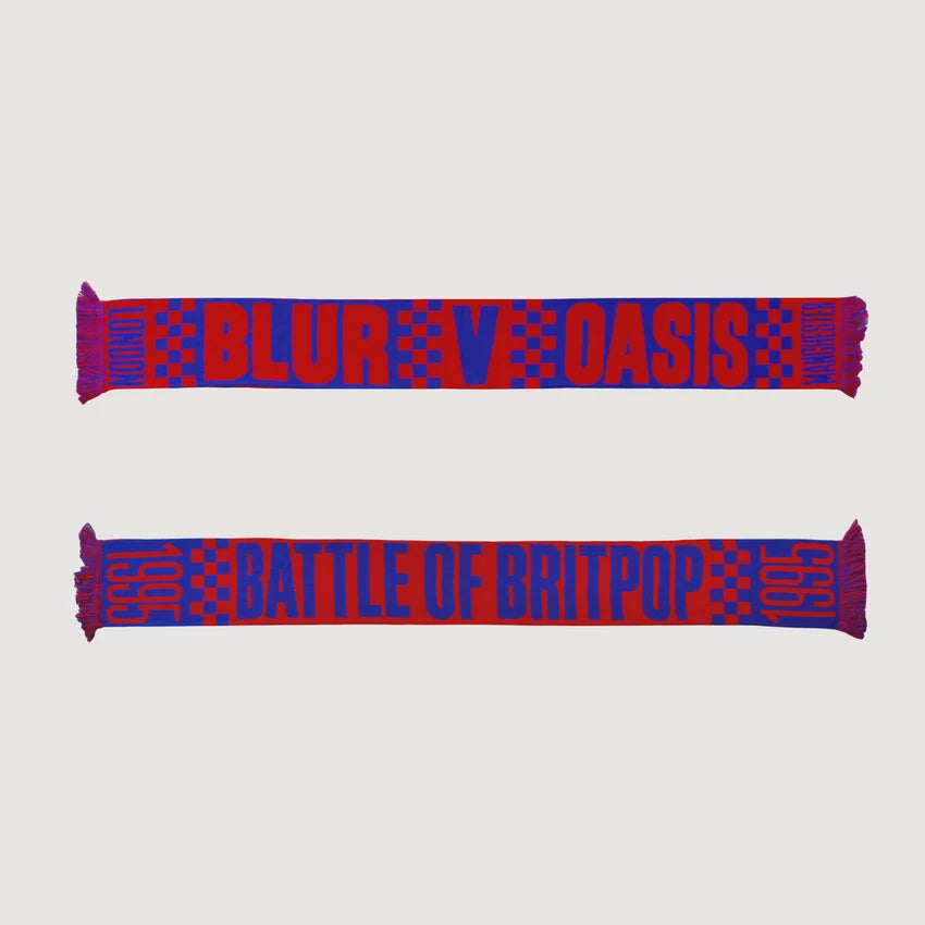 Half and Half Scarves - The Battle of Britpop