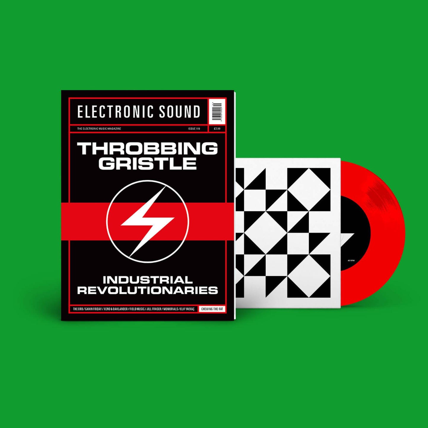 Issue 119 with Throbbing Gristle 7"
