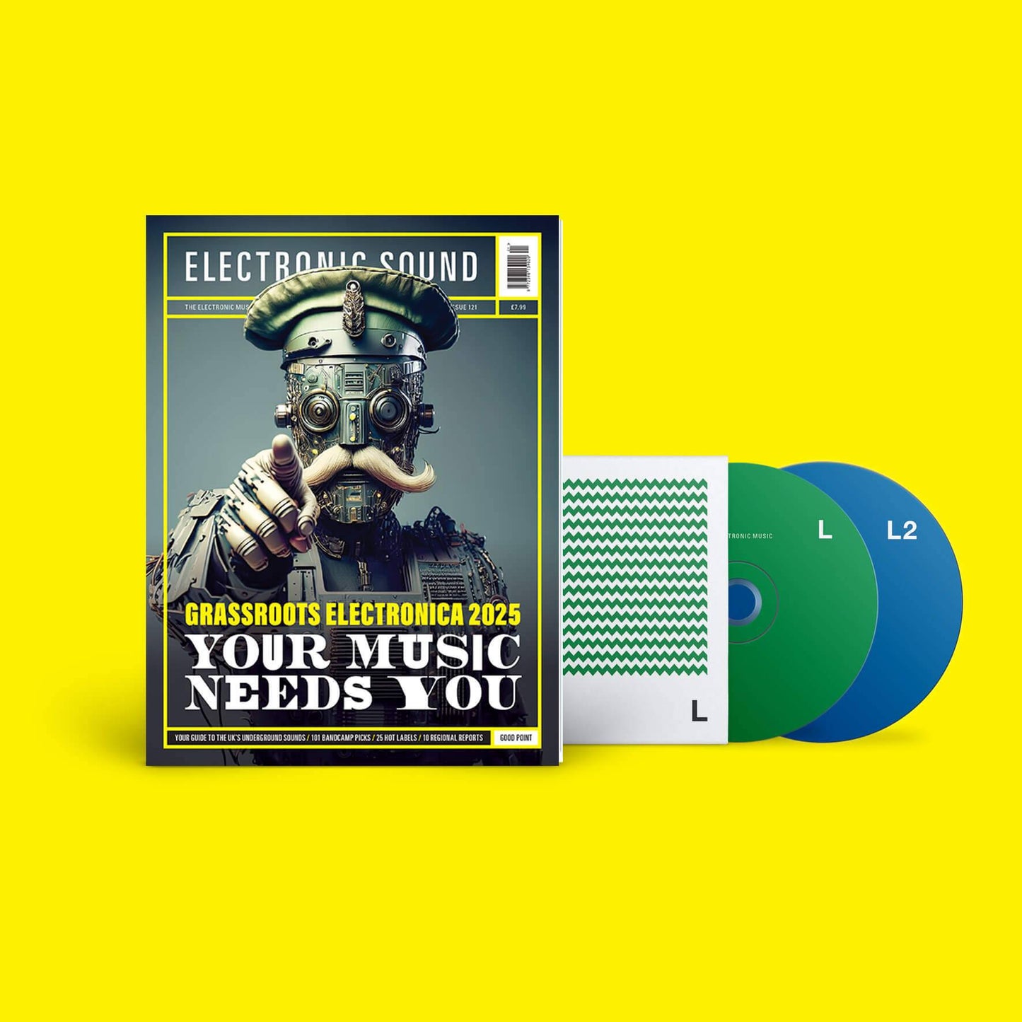 Issue 121 with Double CD - 2025: Grassroots Electronic Music