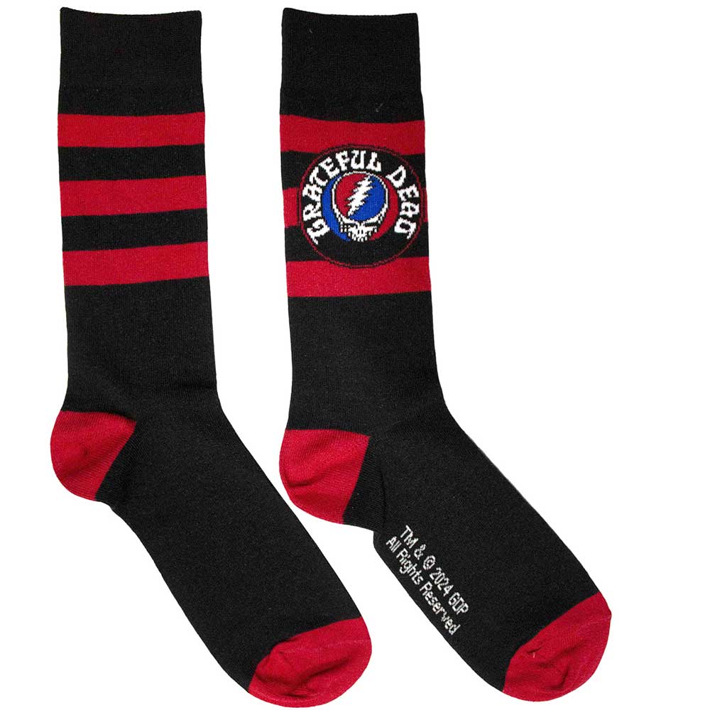 Grateful Dead - Unisex Ankle Socks: Steal Your Face Logo Product Image