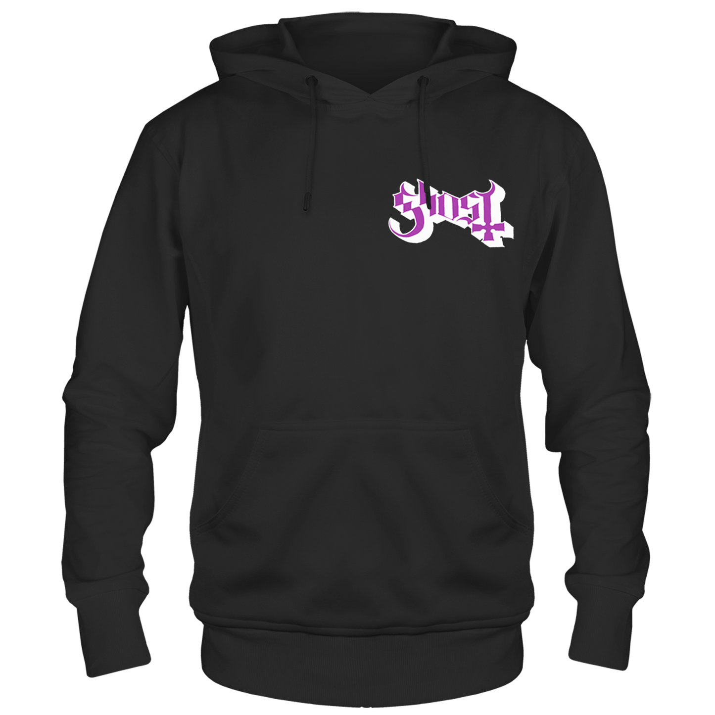 Ghost - Prayer Hands Print Hoodie Black Product Image
