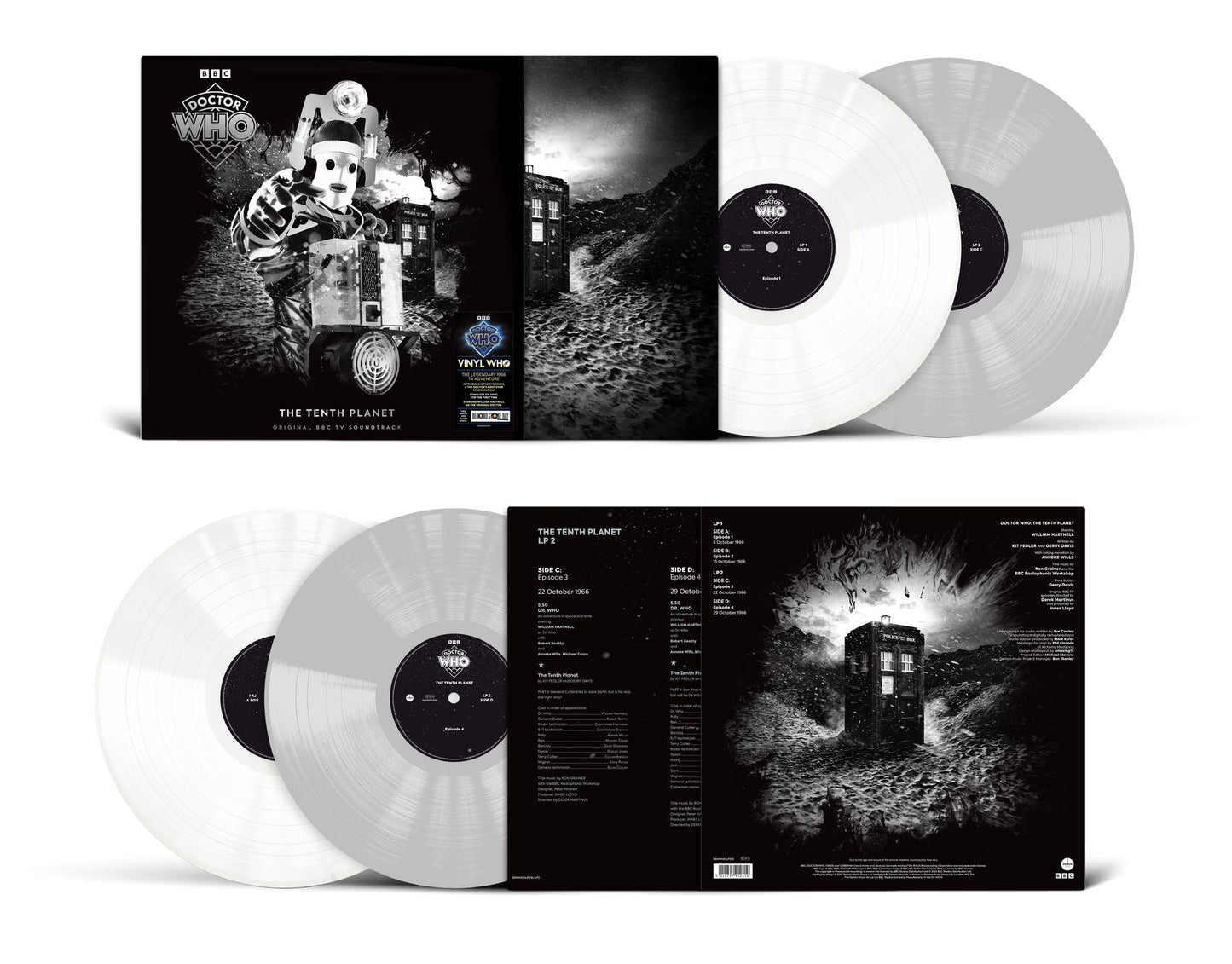 Doctor Who - The Tenth Planet (White and Silver Vinyl) Product Image