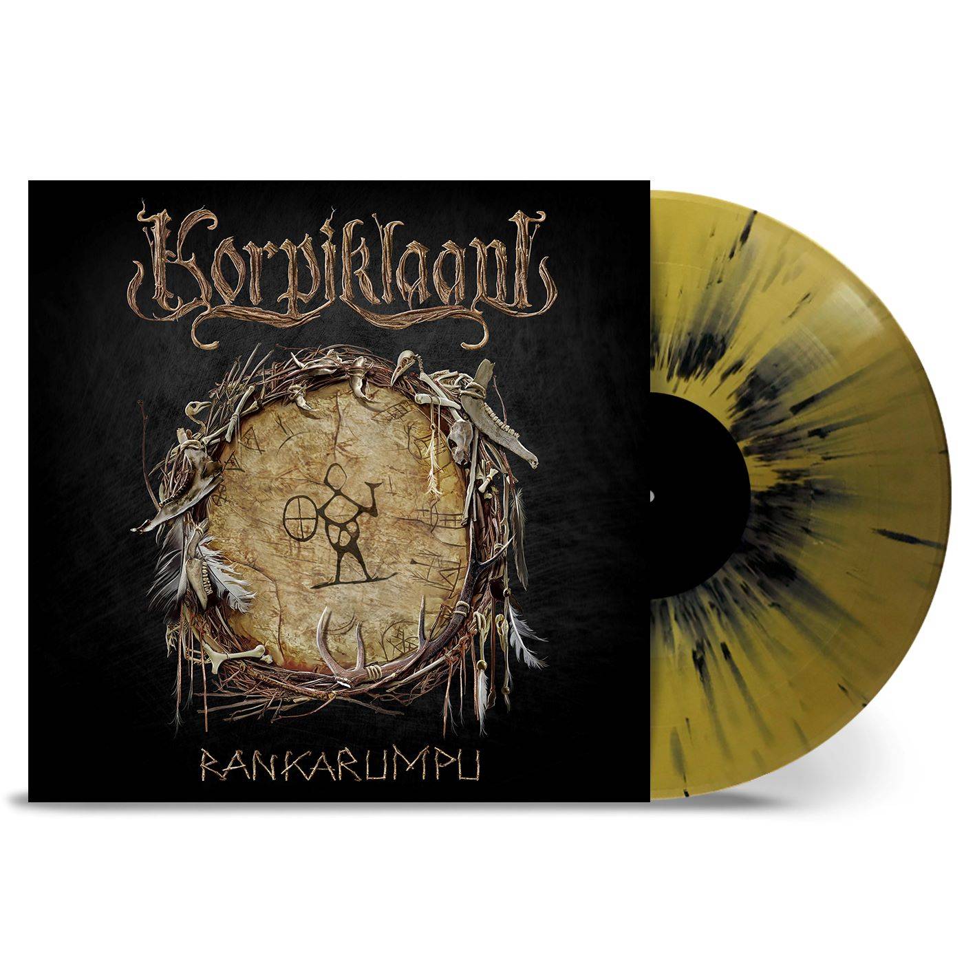 Korpiklaani - Rankarumpu (Gold Black Splatter Vinyl) (1).jpg