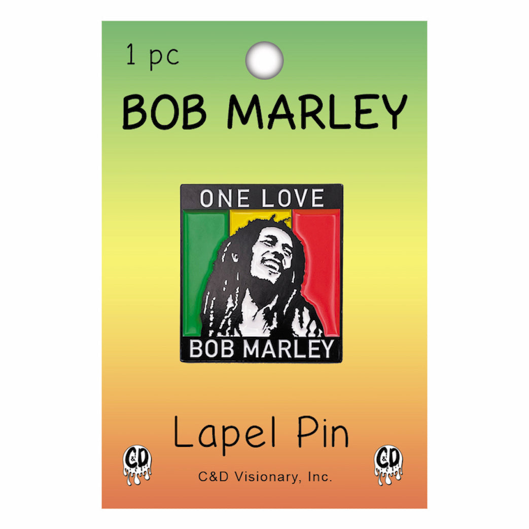 Bob Marley One Love 1.25" Lapel Pin