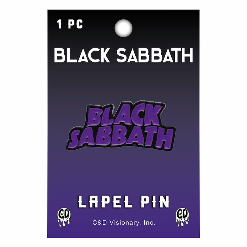 Black Sabbath Logo 1.5" Lapel Pin