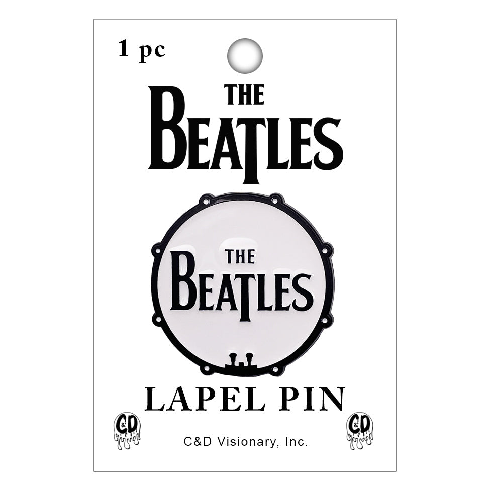 The Beatles Bass Drum Logo 1.25" Lapel Pin