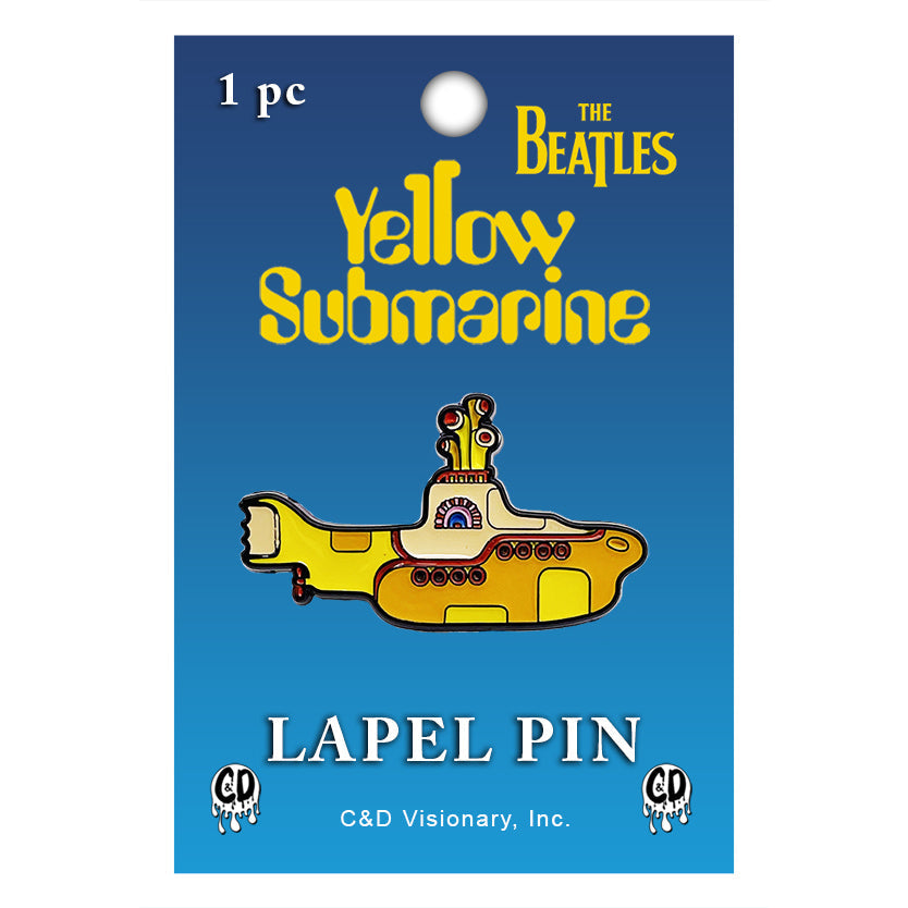 The Beatles Yellow Submarine Logo 1.5" Lapel Pin