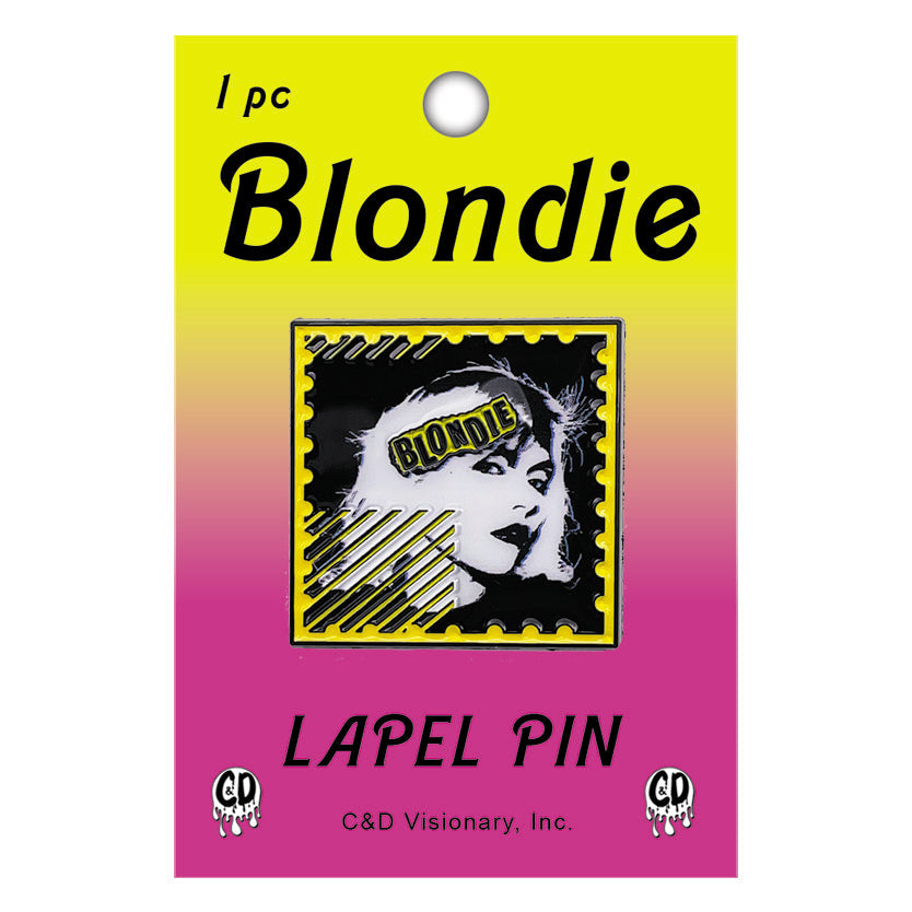 Blondie Stamp Logo 1.1" Lapel Pin