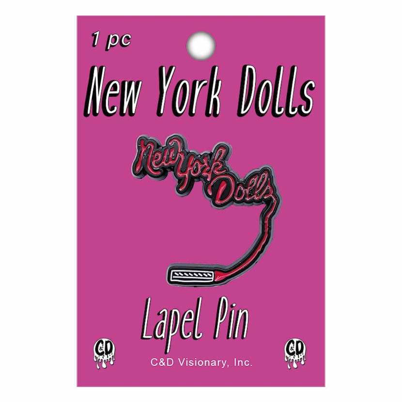 New York Dolls Logo 1.25" Lapel Pin