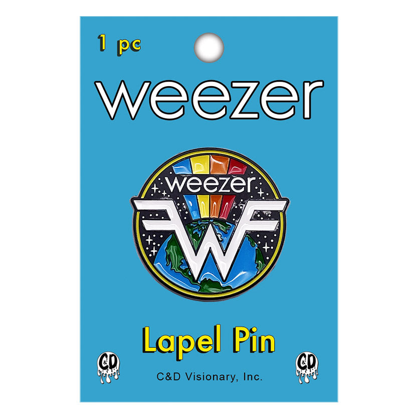 Weezer Earth Logo 1.25" Lapel Pin