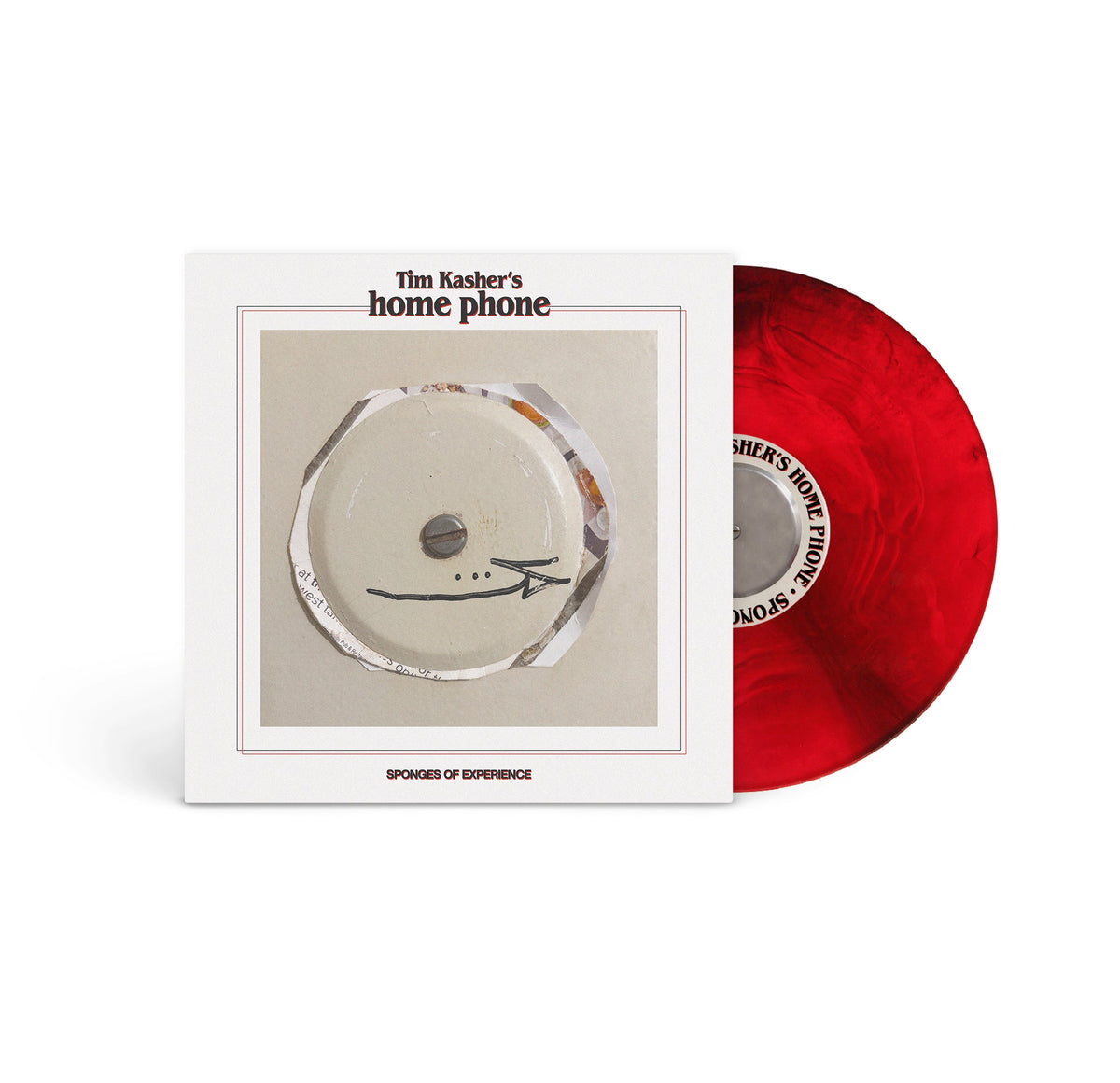 Tim Kasher – Sponges of Experience, Red Galaxy LP packshot