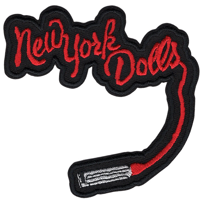New York Dolls Logo 3.5"x3.5" Patch